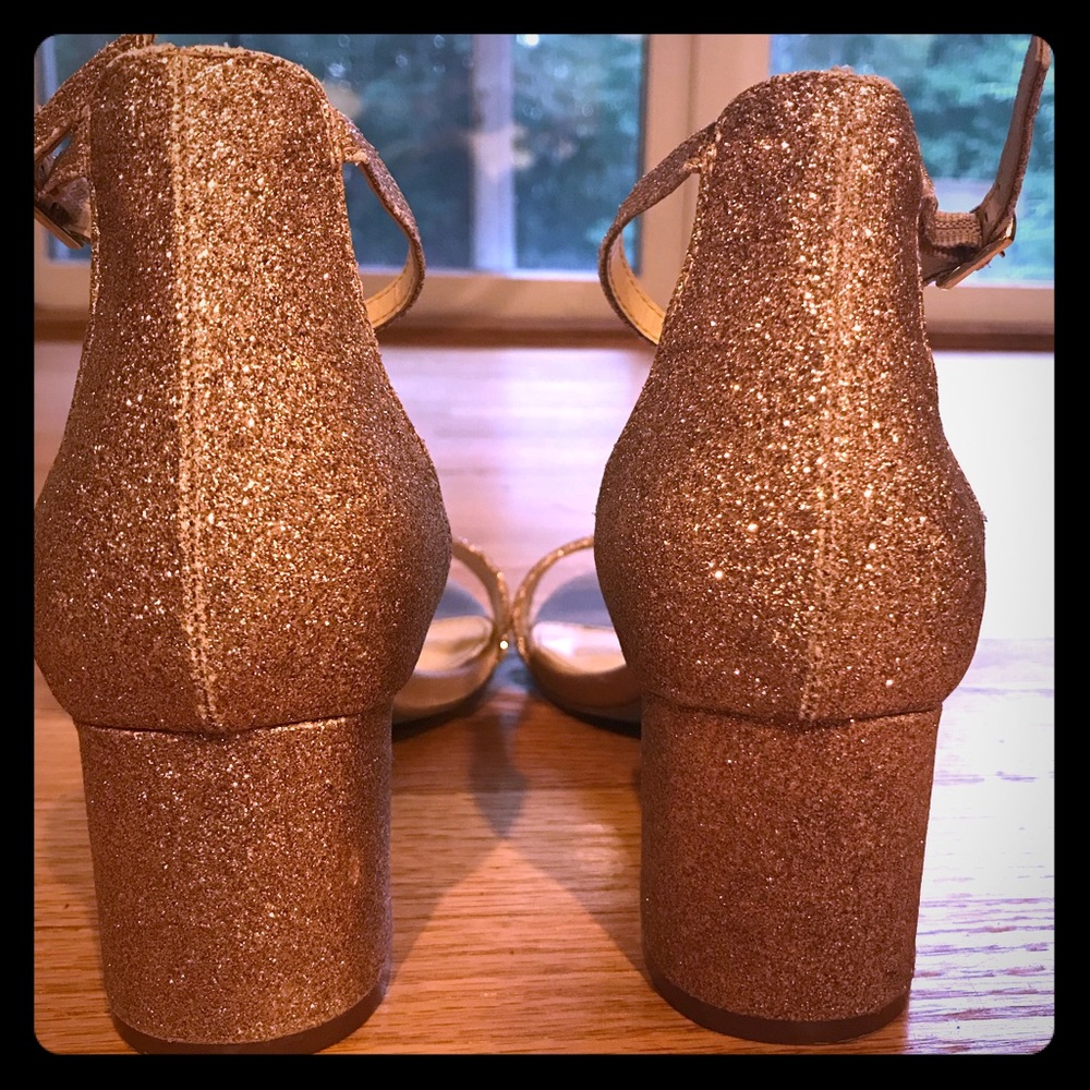 Betsy Johnson sparkly Block heels